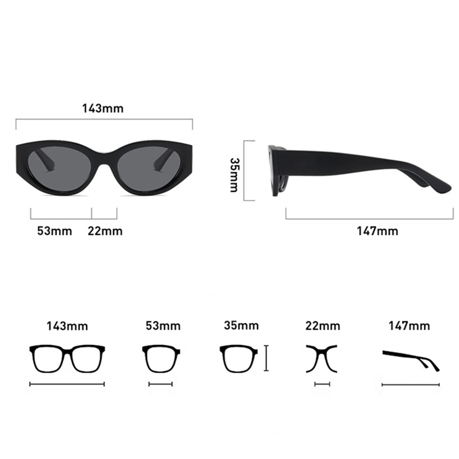 Women Men Classic Cat-Eye Pola – обзор и цена Travel Accessories Unisex