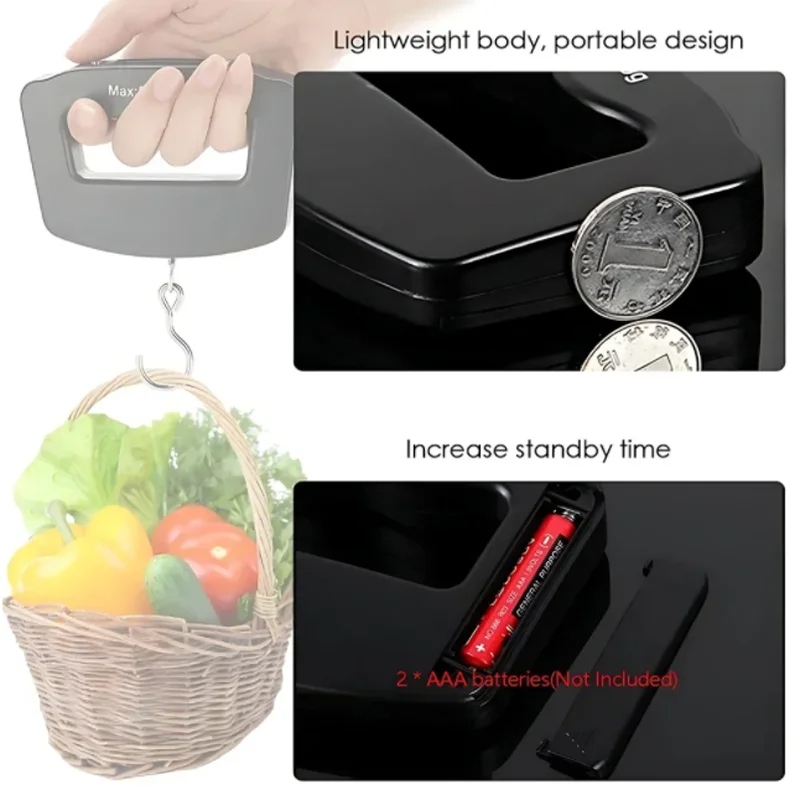 50kg/10g Digital Luggage Scale – обзор и цена Luggage Scale Hanging