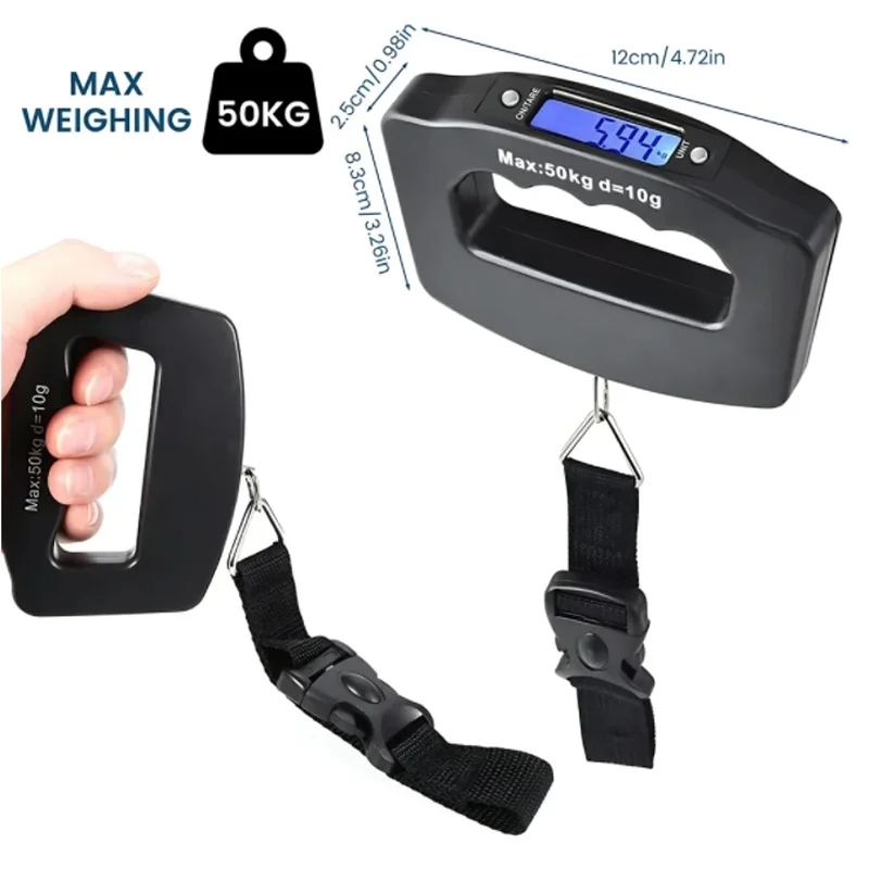 50kg/10g Digital Luggage Scale – обзор и цена Luggage Scale Hanging