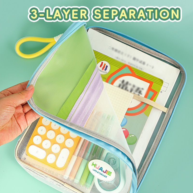 HUAJIE Student Handheld File B – обзор и цена Document Organizer Folder
