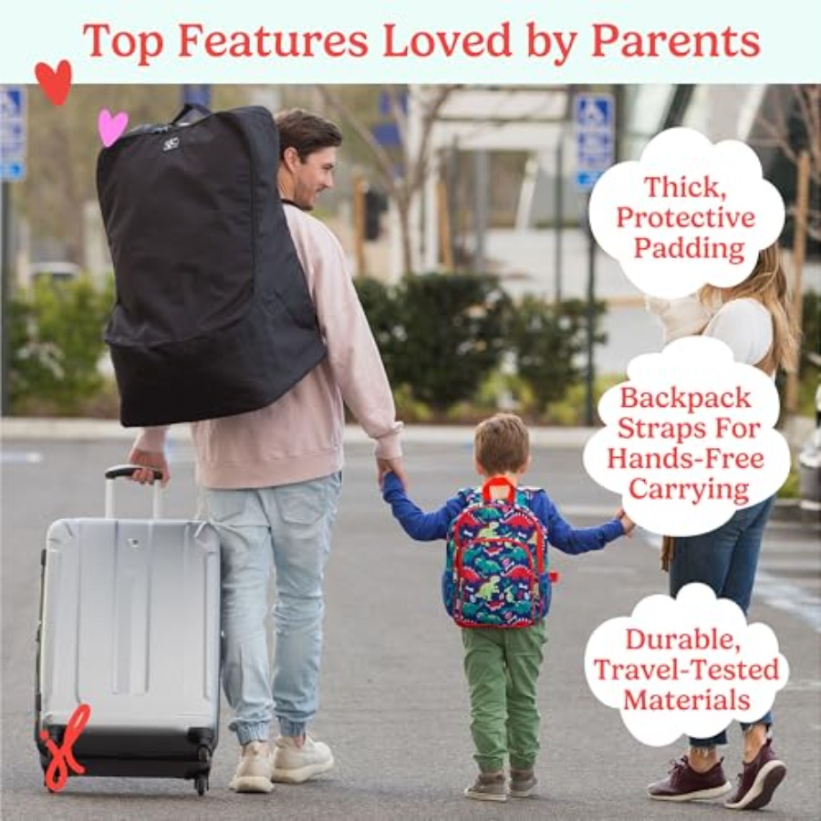Padded Backpack Car Seat Bag f – обзор и цена Travel Accessories Unisex