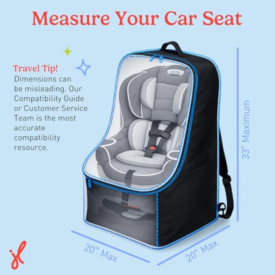 Padded Backpack Car Seat Bag f – обзор и цена Travel Accessories Unisex