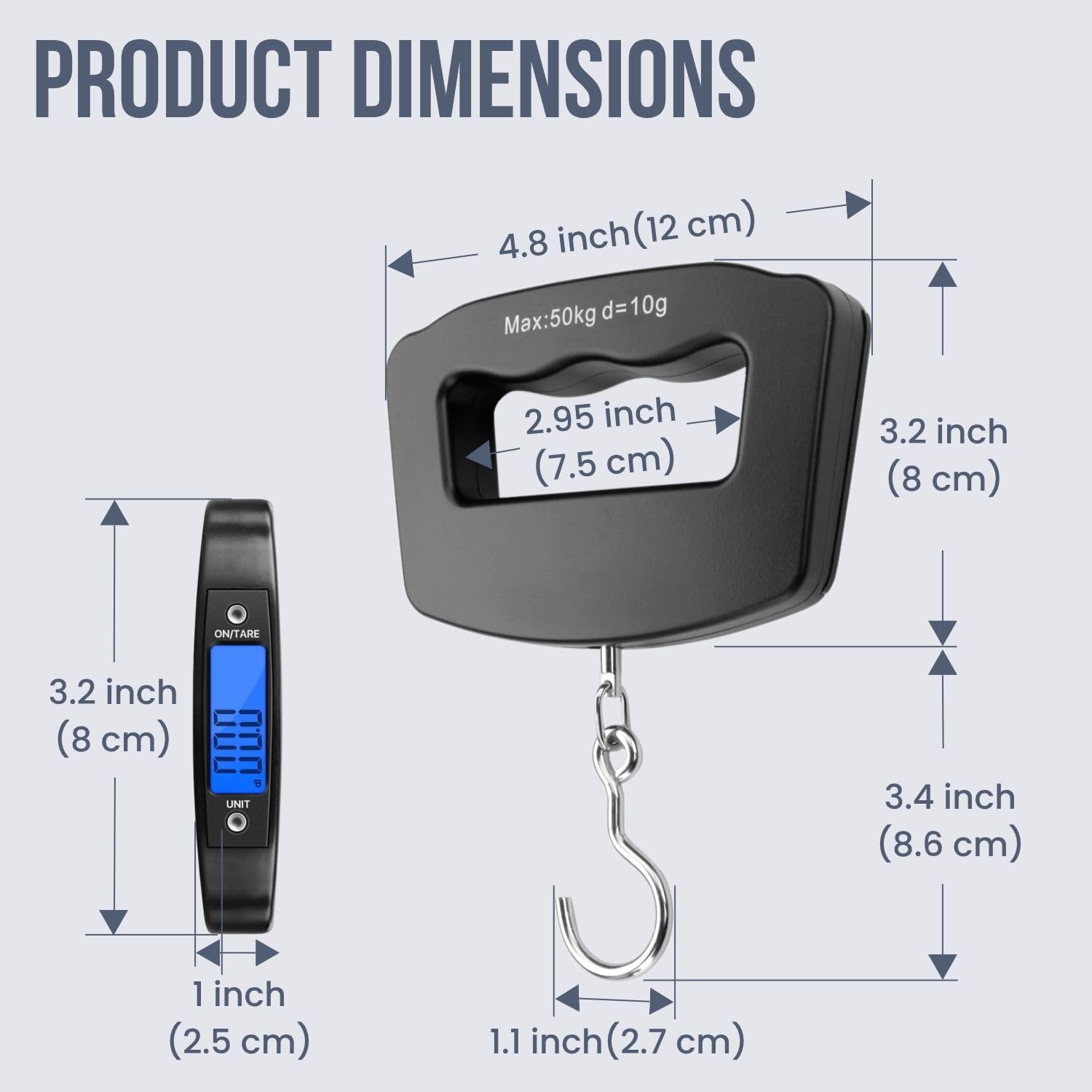 50Kg 10g Luggage Weight Scale, – обзор и цена Luggage Scale Hanging
