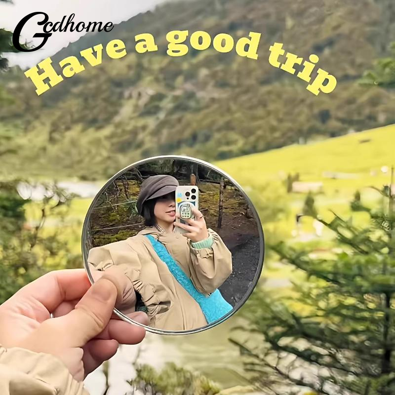 5cm Handheld Selfie Mirror Por – обзор и цена Travel Vlog Accessories