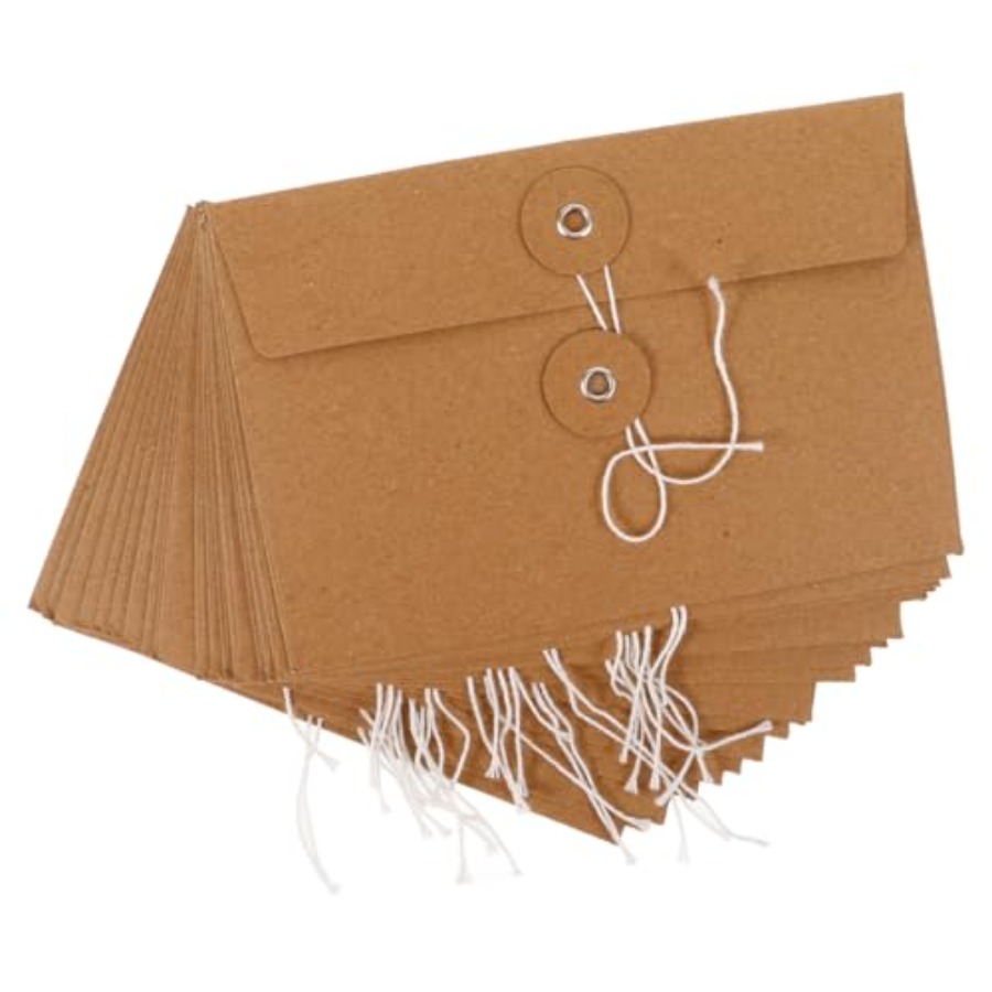 20Pcs Kraft Paper Wire Organiz – обзор и цена Document Organizer Folder