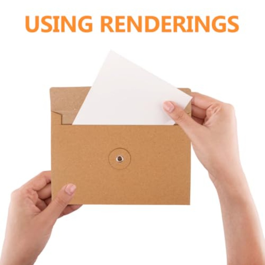 20Pcs Kraft Paper Wire Organiz – обзор и цена Document Organizer Folder