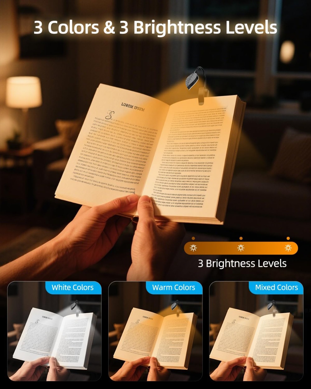 Rechargeable Book Light for Re – обзор и цена Book Light Flexible