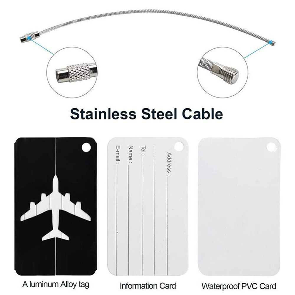 Aluminium Travel Luggage Tags  – обзор и цена Travel Accessories In Bulk