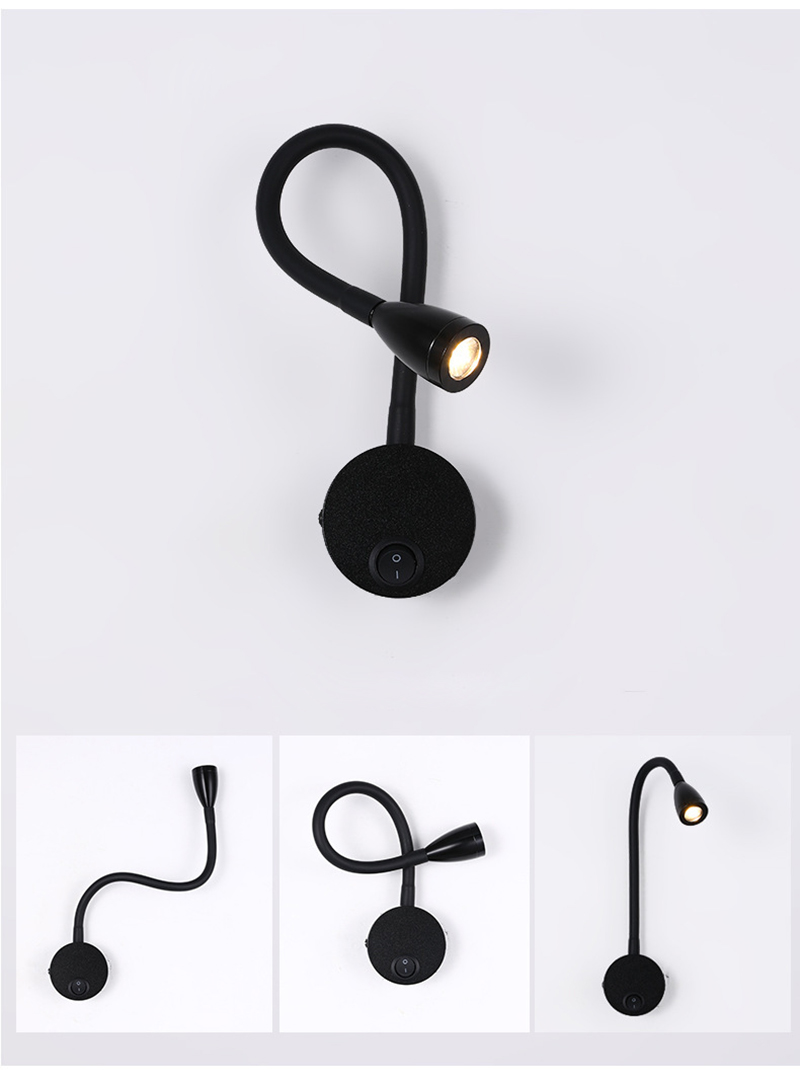 Gooseneck Reading Wall Lamp LE – обзор и цена Book Light Flexible