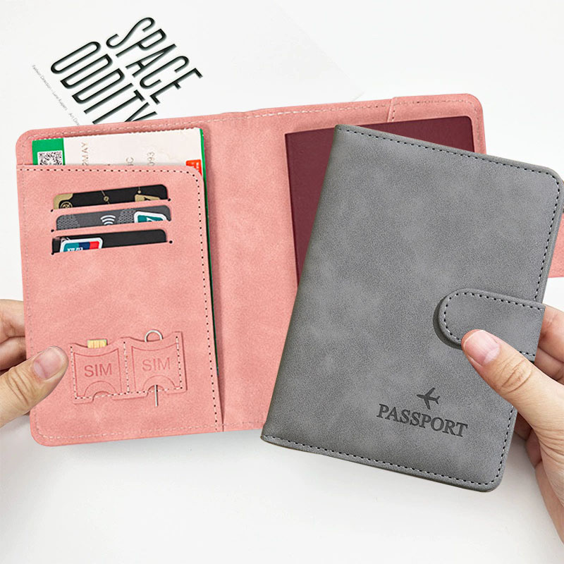 Leather Passport Holder Cover  – обзор и цена Travel Accessories Rfid