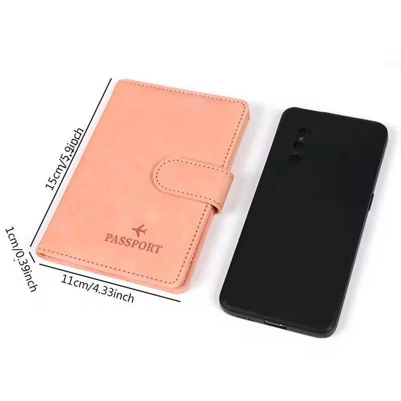 Leather Passport Holder Cover  – обзор и цена Travel Accessories Rfid