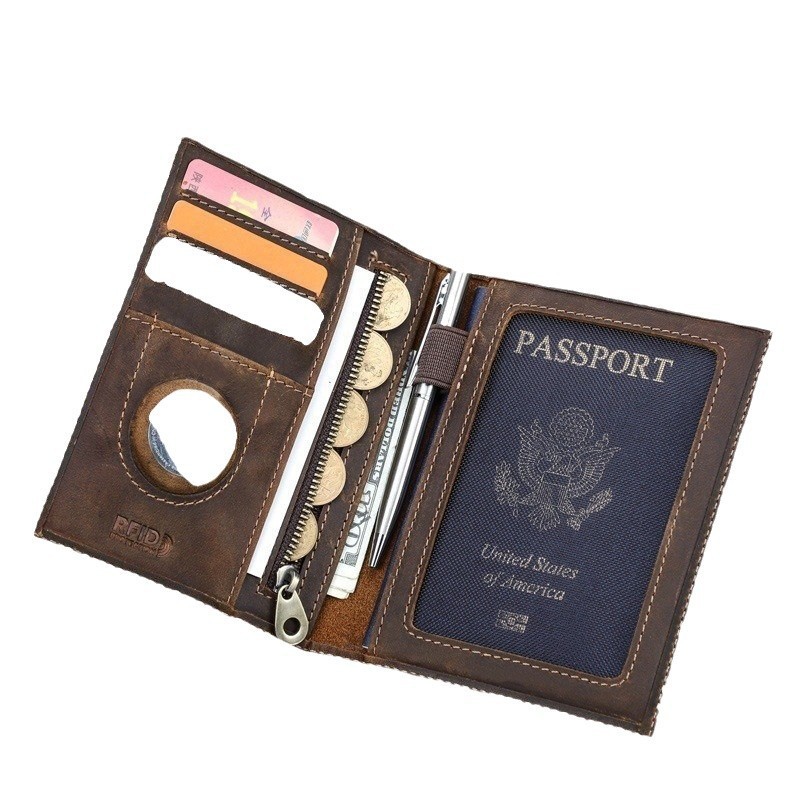 Custom Logo Genuine Leather Sl – обзор и цена Travel Accessories Rfid