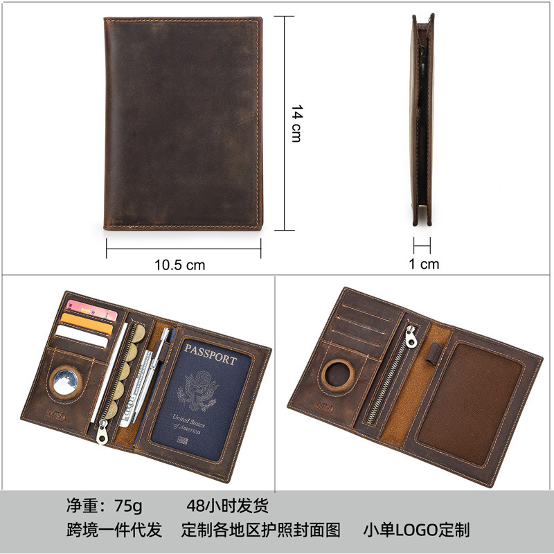 Custom Logo Genuine Leather Sl – обзор и цена Travel Accessories Rfid