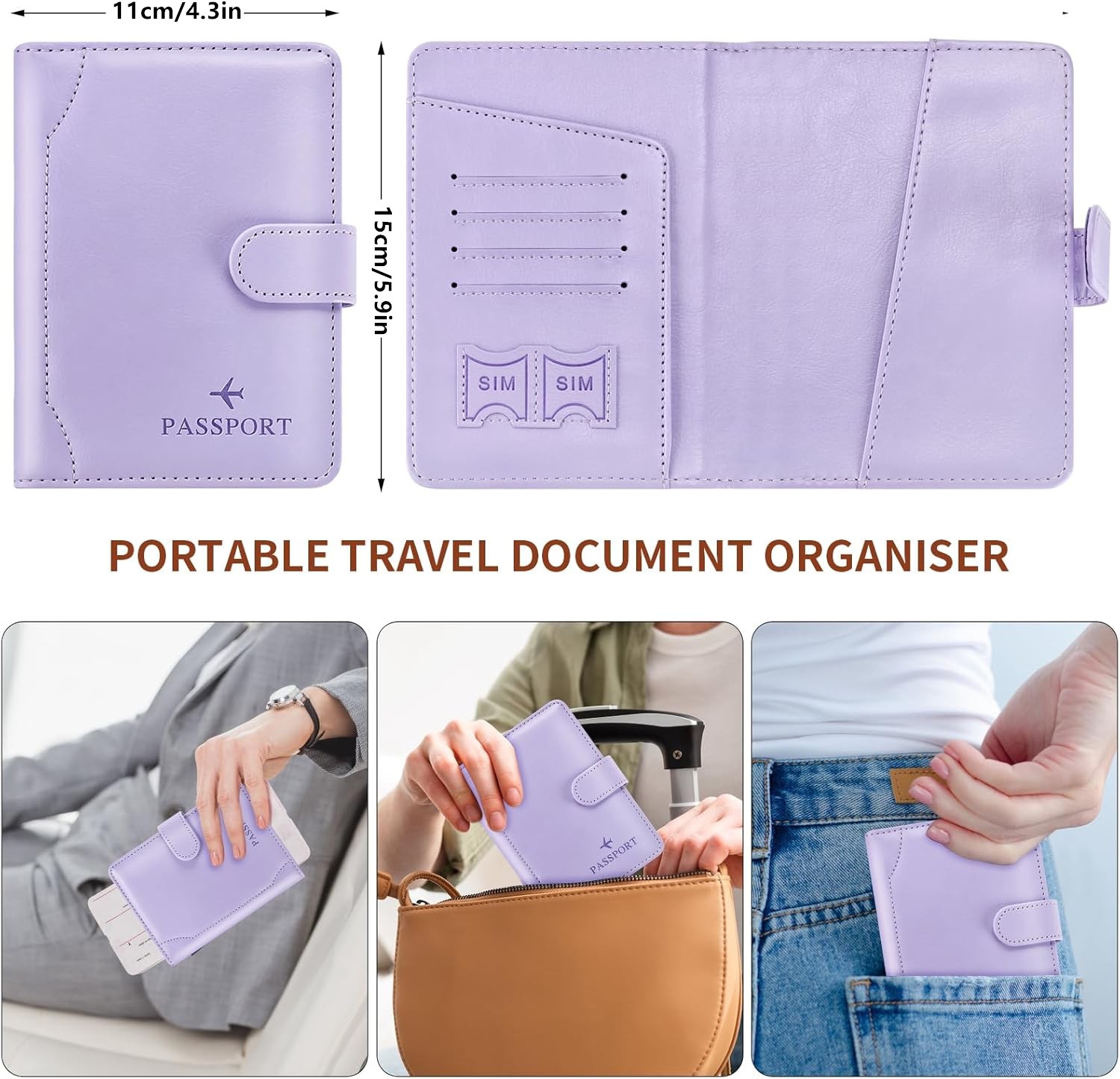 Passport Holder for Travel Cru – обзор и цена Travel Accessories Rfid