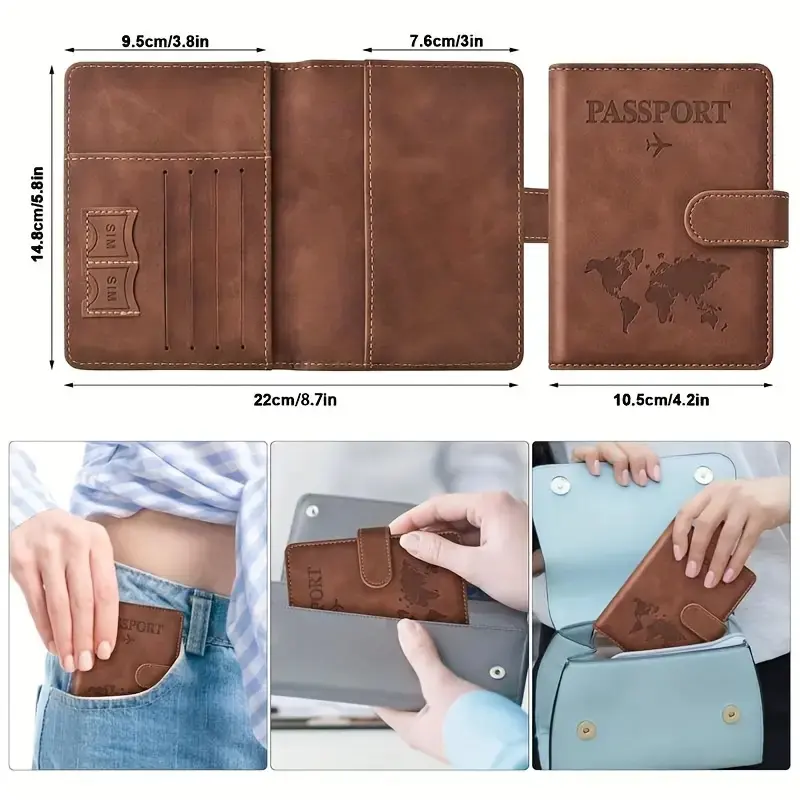 Unisex RFID Blocking Travel Pa – обзор и цена Travel Accessories Rfid