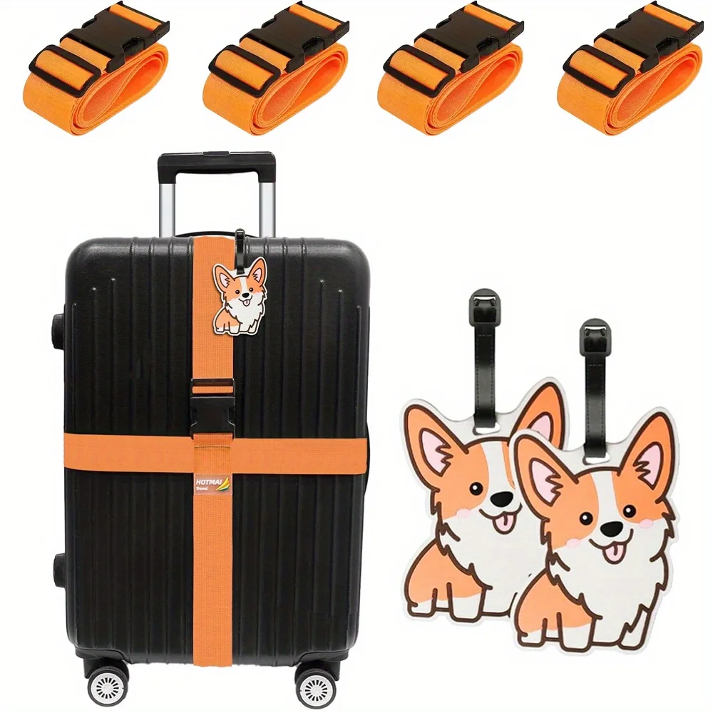 6 Pack Luggage Straps Luggage  – обзор и цена Travel Accessories In Bulk